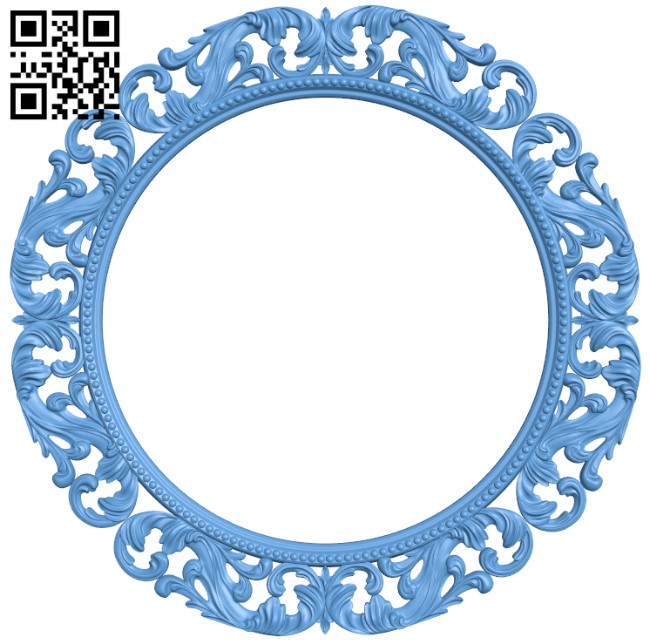 Mirror frame pattern T0003988 download free stl files 3d model for CNC wood carving