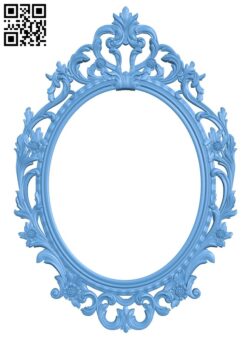 Mirror frame pattern T0003989 download free stl files 3d model for CNC wood carving