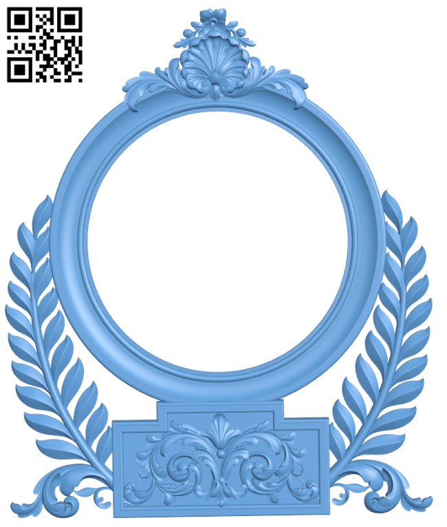 Mirror frame pattern T0003991 download free stl files 3d model for CNC wood carving