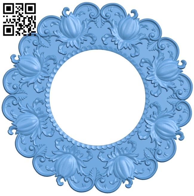 Mirror frame pattern T0004072 download free stl files 3d model for CNC wood carving