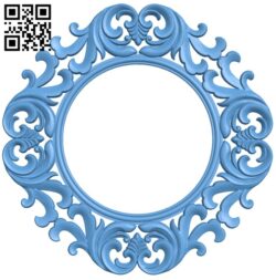 Mirror frame pattern T0004073 download free stl files 3d model for CNC wood carving