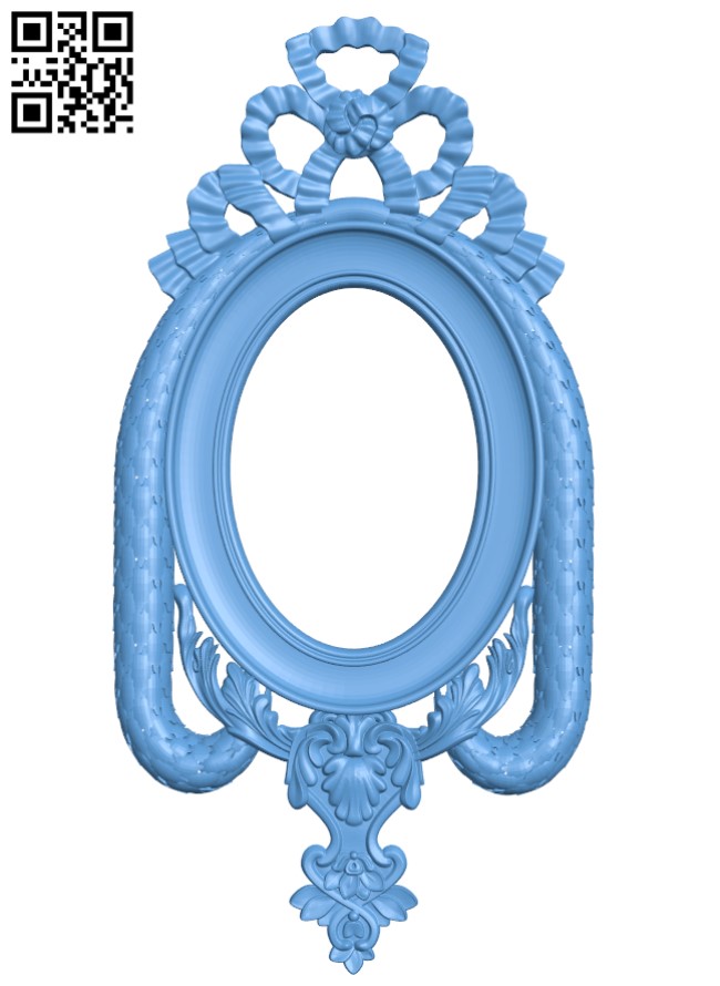 Mirror frame pattern T0004074 download free stl files 3d model for CNC wood carving
