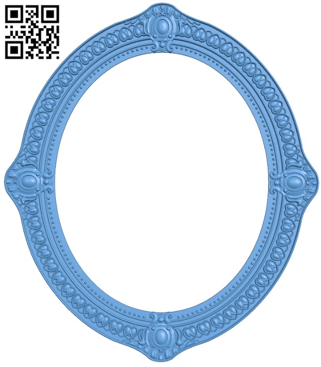 Mirror frame pattern T0004075 download free stl files 3d model for CNC wood carving