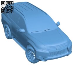 Mitsubishi Pajero Sport car H011839 file stl free download 3D Model for CNC and 3d printer