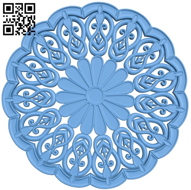 Pattern decor design T0003951 download free stl files 3d model for CNC wood carving