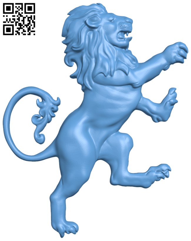 Pattern decor design lion T0004089 download free stl files 3d model for CNC wood carving