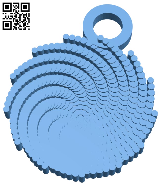 Pendant H011805 file stl free download 3D Model for CNC and 3d printer