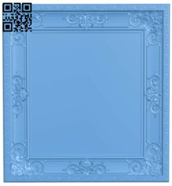 Picture frame or mirror T0003894 download free stl files 3d model for CNC wood carving
