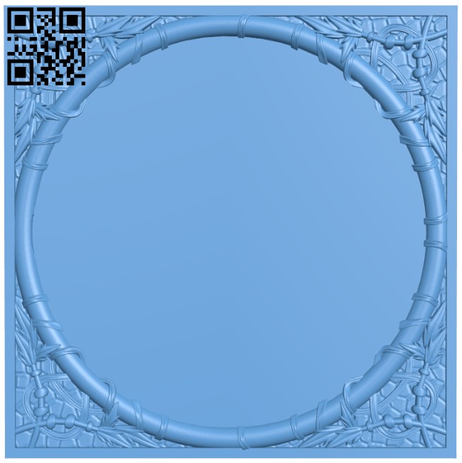 Picture frame or mirror T0003997 download free stl files 3d model for CNC wood carving