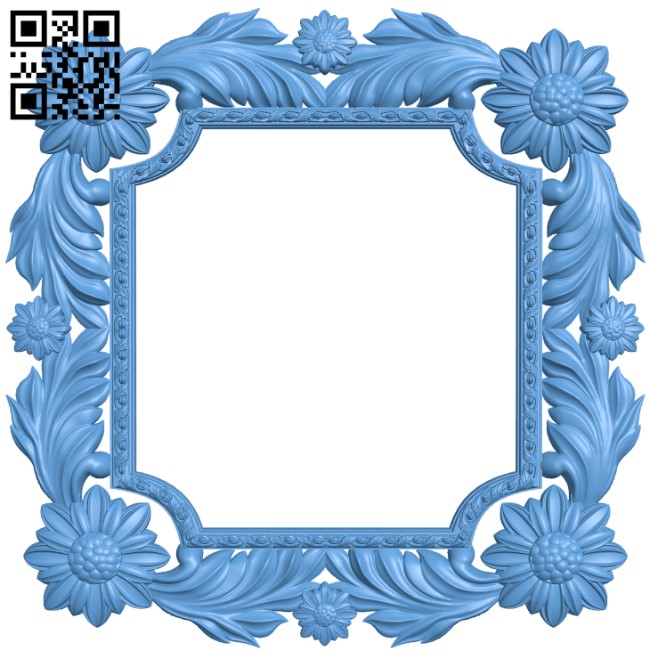 Picture frame or mirror T0003998 download free stl files 3d model for CNC wood carving