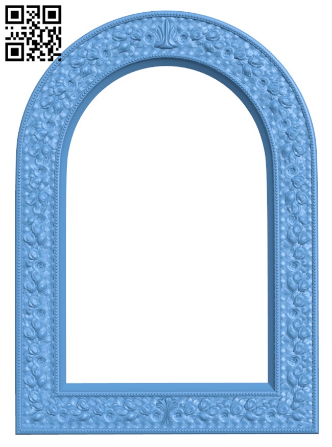 Picture frame or mirror T0004018 download free stl files 3d model for CNC wood carving