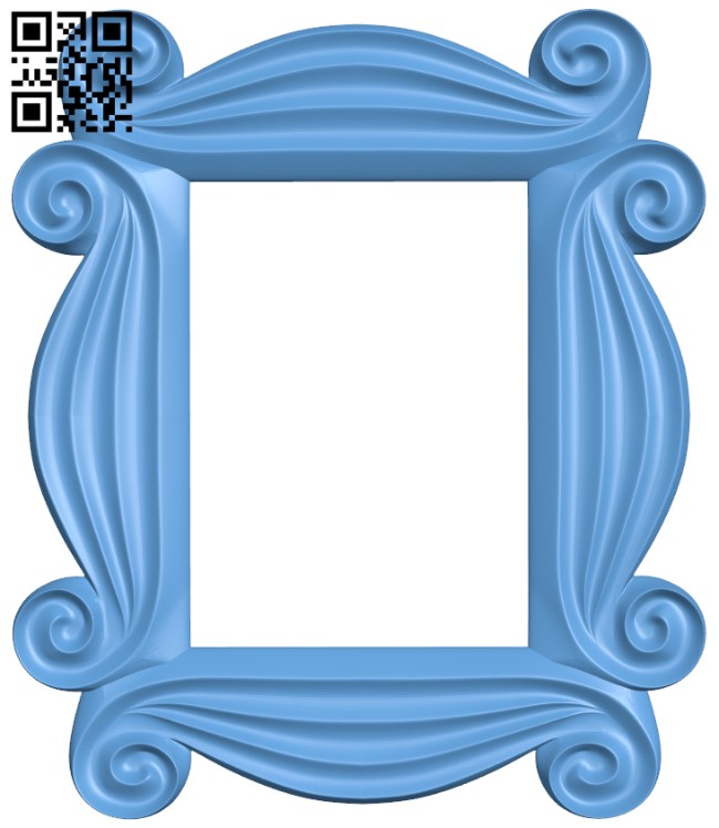 Picture frame or mirror T0004076 download free stl files 3d model for CNC wood carving