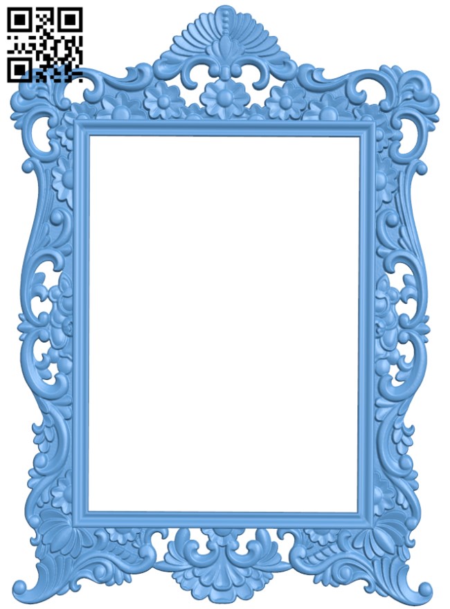 Picture frame or mirror T0004078 download free stl files 3d model for CNC wood carving
