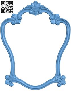 Picture frame or mirror T0004079 download free stl files 3d model for CNC wood carving