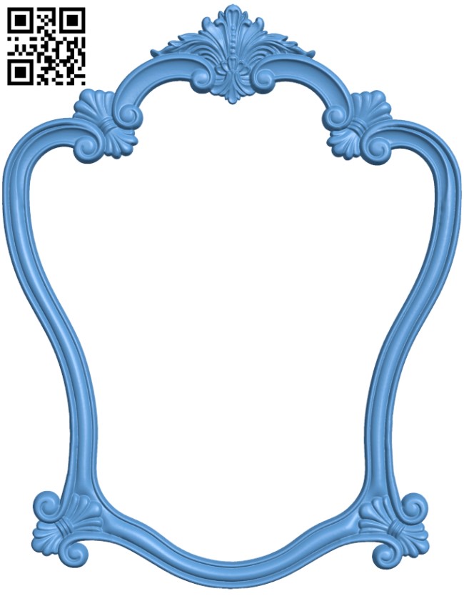Picture frame or mirror T0004079 download free stl files 3d model for CNC wood carving