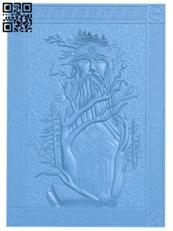 Picture of tree man T0004039 download free stl files 3d model for CNC wood carving