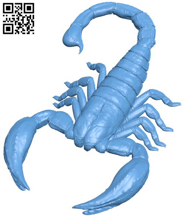 Scorpion H011784 file stl free download 3D Model for CNC and 3d printer