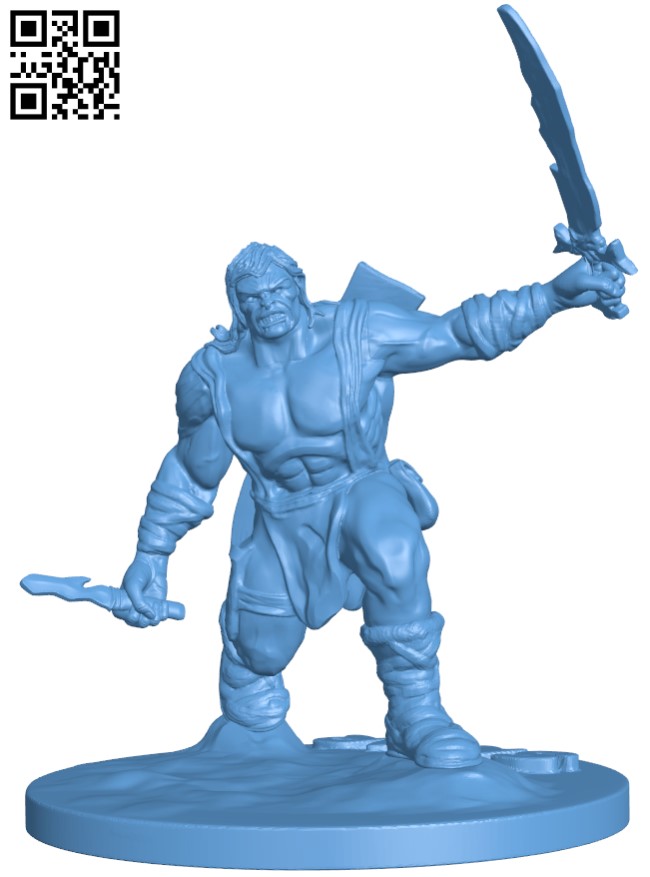 Skaar - Marvel Superhero H011819 file stl free download 3D Model for CNC and 3d printer