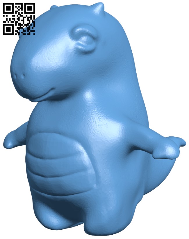 Smokey the dragon H011786 file stl free download 3D Model for CNC and 3d printer