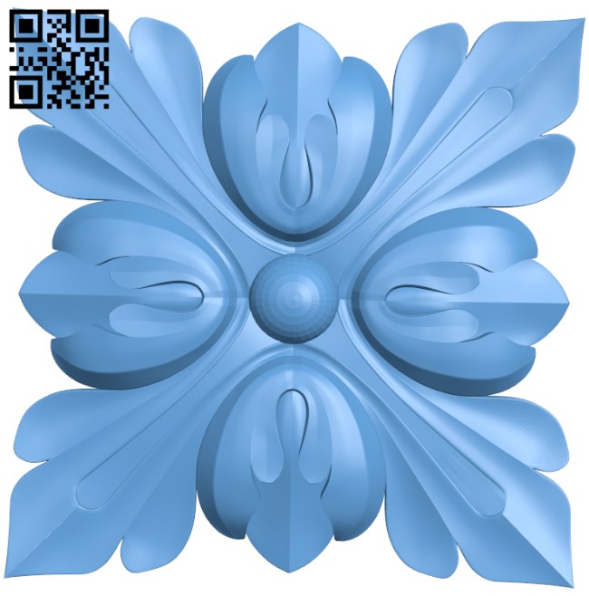 Square pattern T0003940 download free stl files 3d model for CNC wood carving