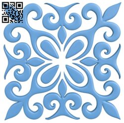 Square pattern T0004010 download free stl files 3d model for CNC wood carving