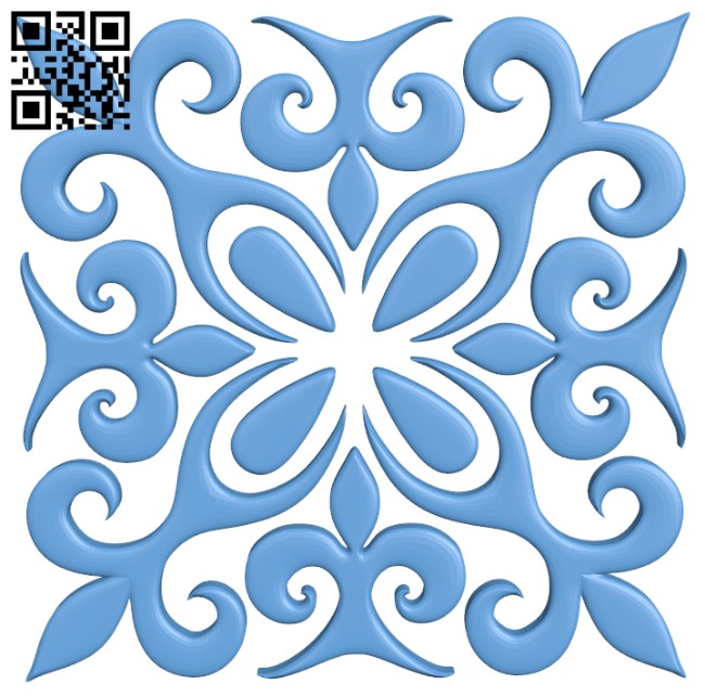 Square pattern T0004010 download free stl files 3d model for CNC wood carving