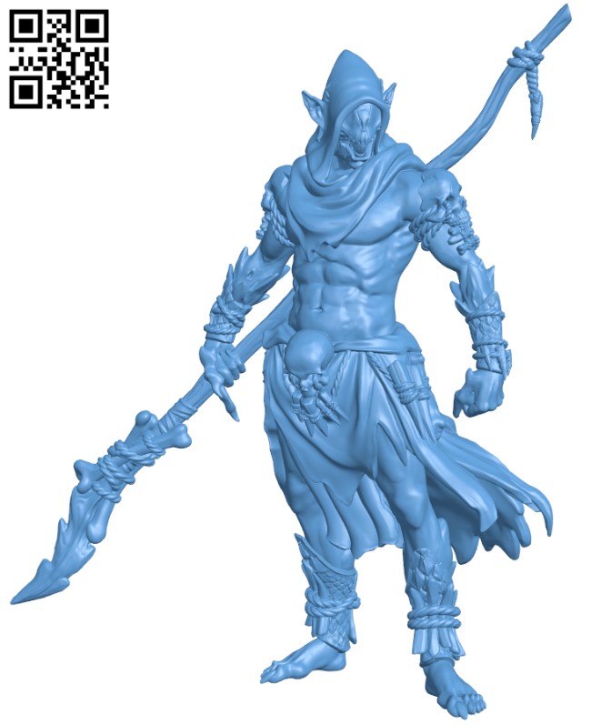 The Eyeless Warrior H011748 file stl free download 3D Model for CNC and 3d printer