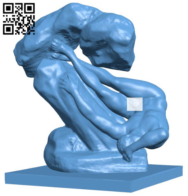 The Falling Titan H011792 file stl free download 3D Model for CNC and 3d printer