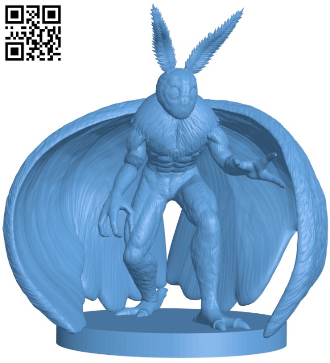 The Mothman H011581 file stl free download 3D Model for CNC and 3d printer