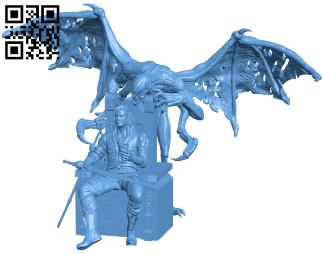 The witcher - Blood and wine H011583 file stl free download 3D Model for CNC and 3d printer