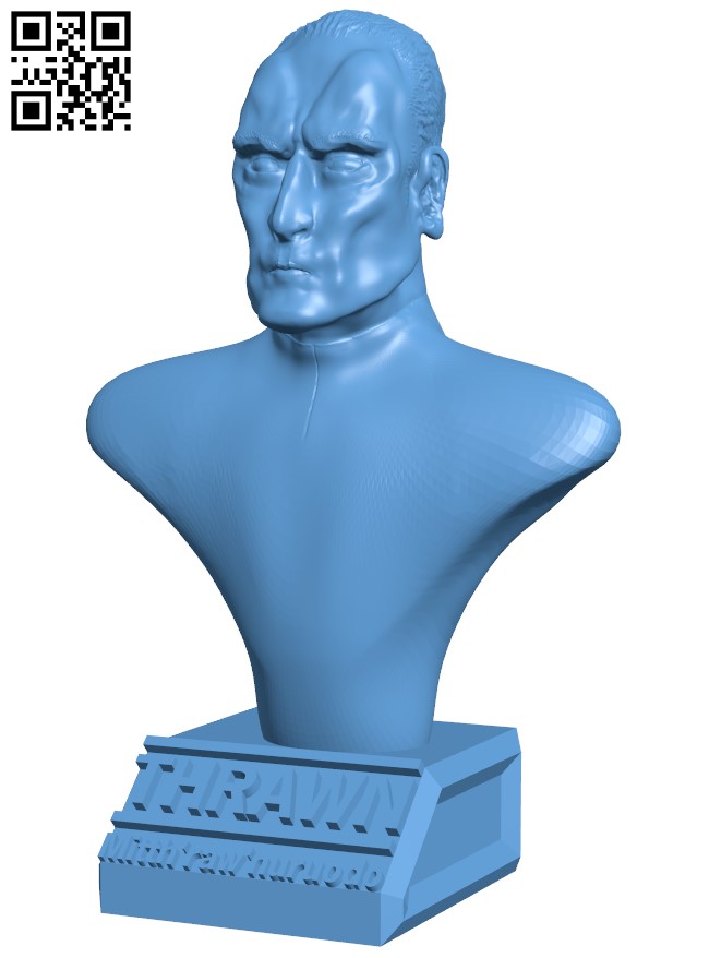 Thrawn bust H011619 file stl free download 3D Model for CNC and 3d printer