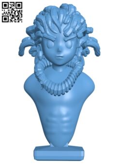 Tribal boy bust H011796 file stl free download 3D Model for CNC and 3d printer