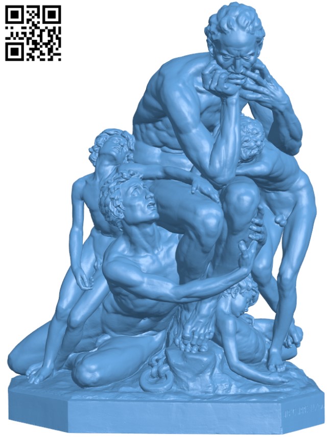 Ugolino and his sons H011586 file stl free download 3D Model for CNC and 3d printer