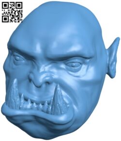 Warrior Orc H011758 file stl free download 3D Model for CNC and 3d printer