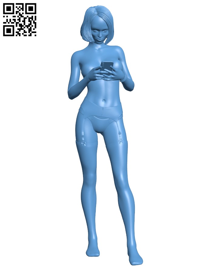 Woman in lingerie H011799 file stl free download 3D Model for CNC and 3d printer