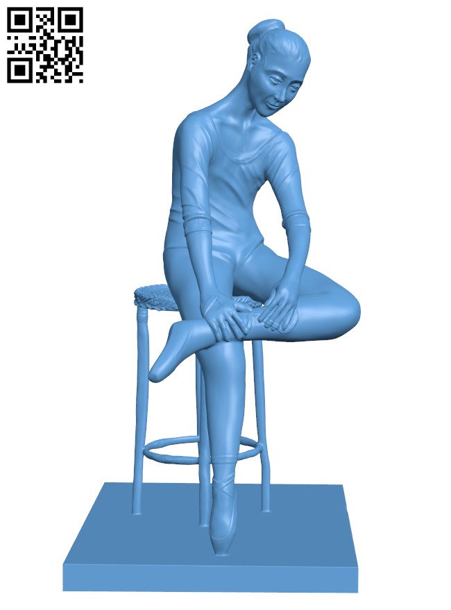 Young dancer H011760 file stl free download 3D Model for CNC and 3d printer