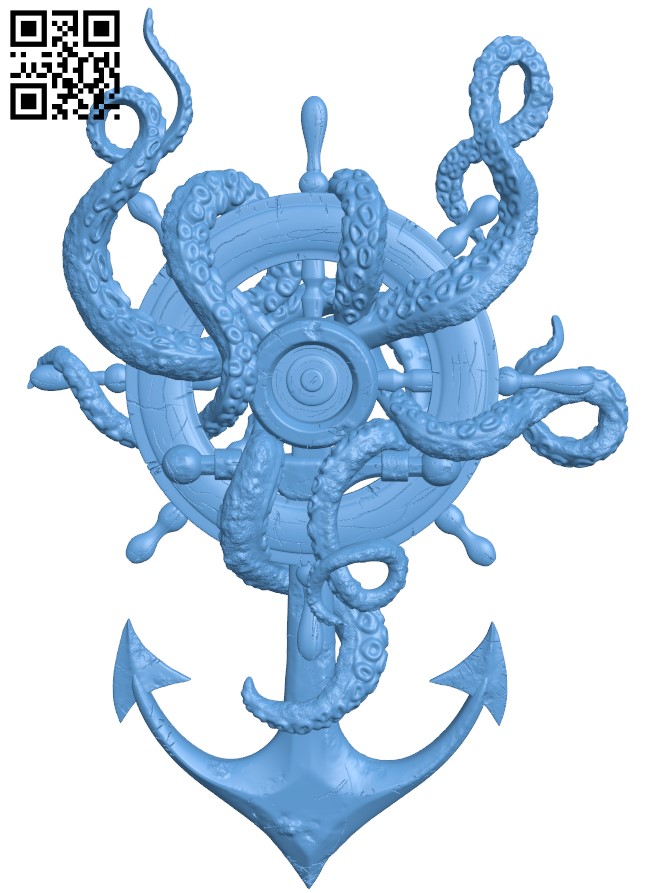 Anchor pattern T0004301 download free stl files 3d model for CNC wood carving