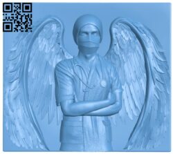 Angel doctor T0004581 download free stl files 3d model for CNC wood carving