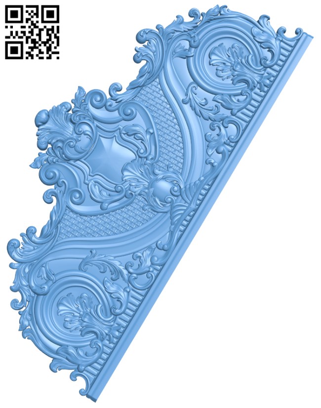 Bed frame pattern T0004382 download free stl files 3d model for CNC wood carving