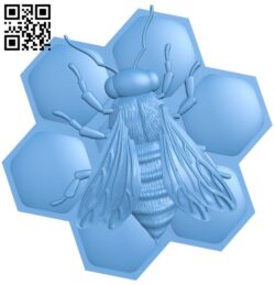 Bee T0004383 download free stl files 3d model for CNC wood carving