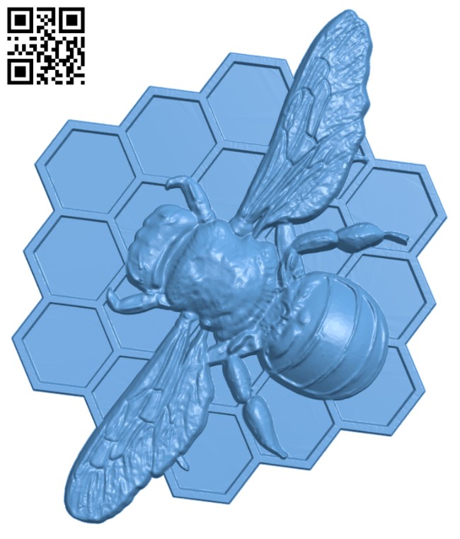 Bee T0004384 download free stl files 3d model for CNC wood carving