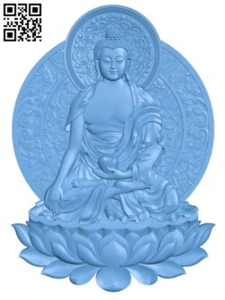 Buddha T0004423 download free stl files 3d model for CNC wood carving