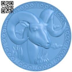 Capricorn T0004389 download free stl files 3d model for CNC wood carving