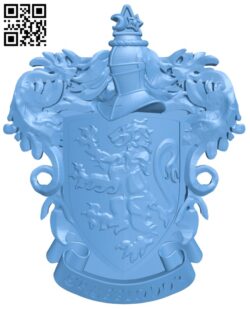 Coat of arms T0004665 download free stl files 3d model for CNC wood carving