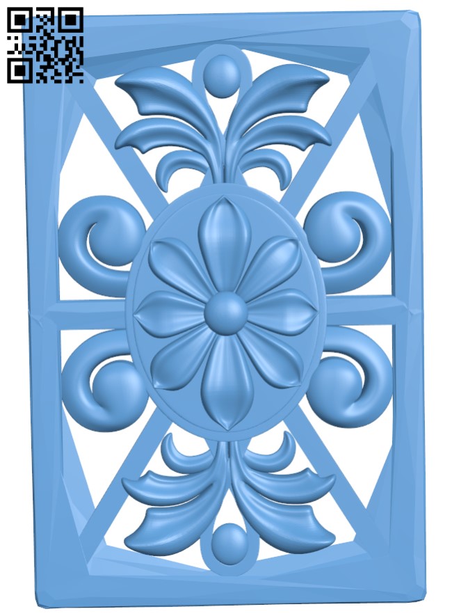 Door frame pattern T0004190 download free stl files 3d model for CNC wood carving