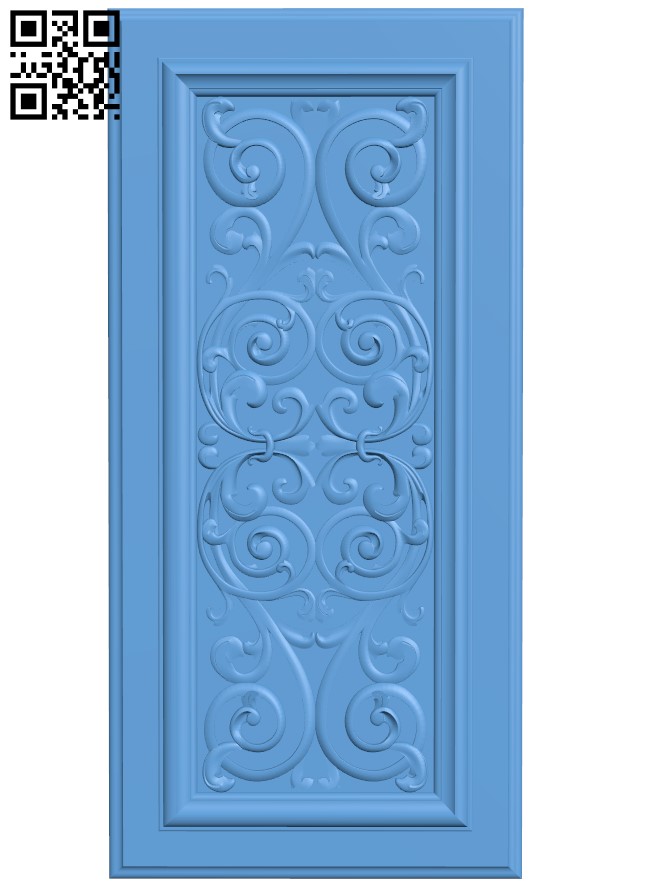 Door frame pattern T0004391 download free stl files 3d model for CNC wood carving