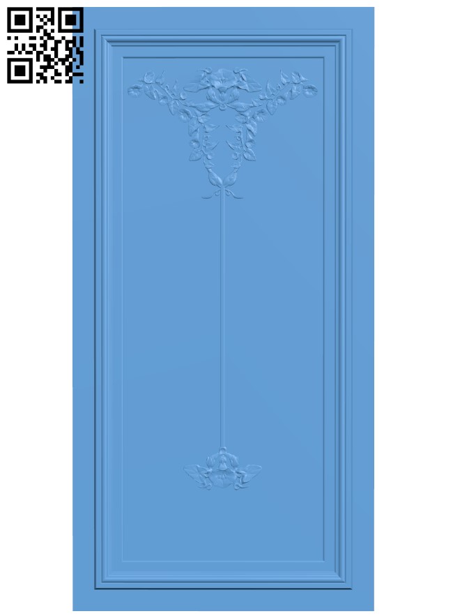 Door frame pattern T0004392 download free stl files 3d model for CNC wood carving