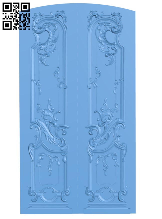 Door frame pattern T0004396 download free stl files 3d model for CNC wood carving