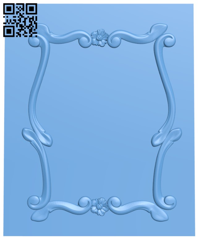 Door frame pattern T0004397 download free stl files 3d model for CNC wood carving