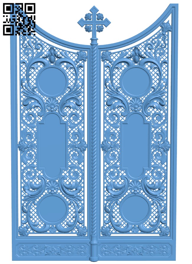 Door frame pattern T0004472 download free stl files 3d model for CNC wood carving